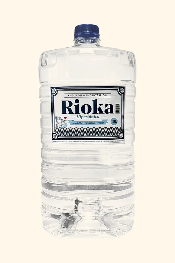 Agua de Mar para Cocinar · Botellón de 10 Litros