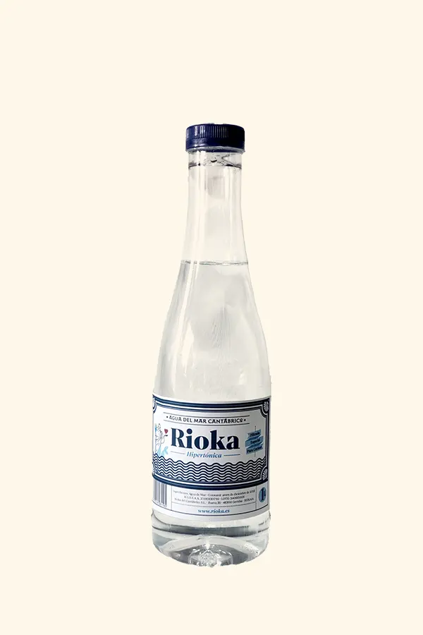 Agua de Mar para Cocinar Rioka · 12 Botellas de 1 Litro