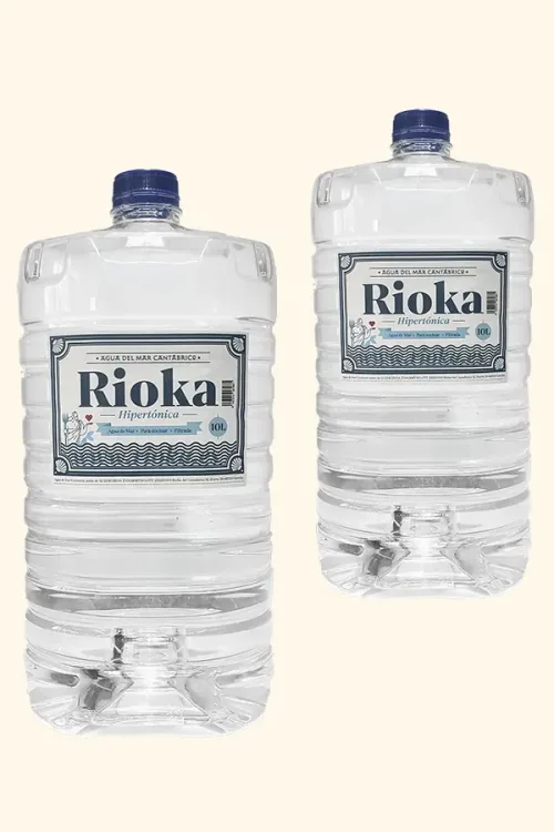 Agua de Mar para Cocinar · 2 Botellones de 10 Litros